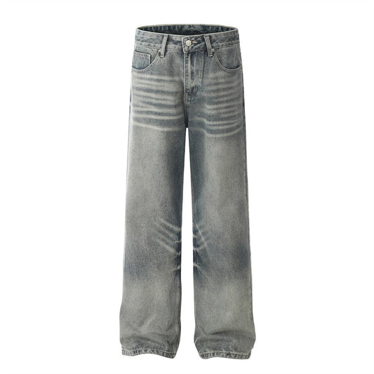 Stone Lines Baggy Jeans