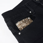 Leopard Patch Jeans