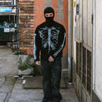 Black Skeleton Long Sleeve