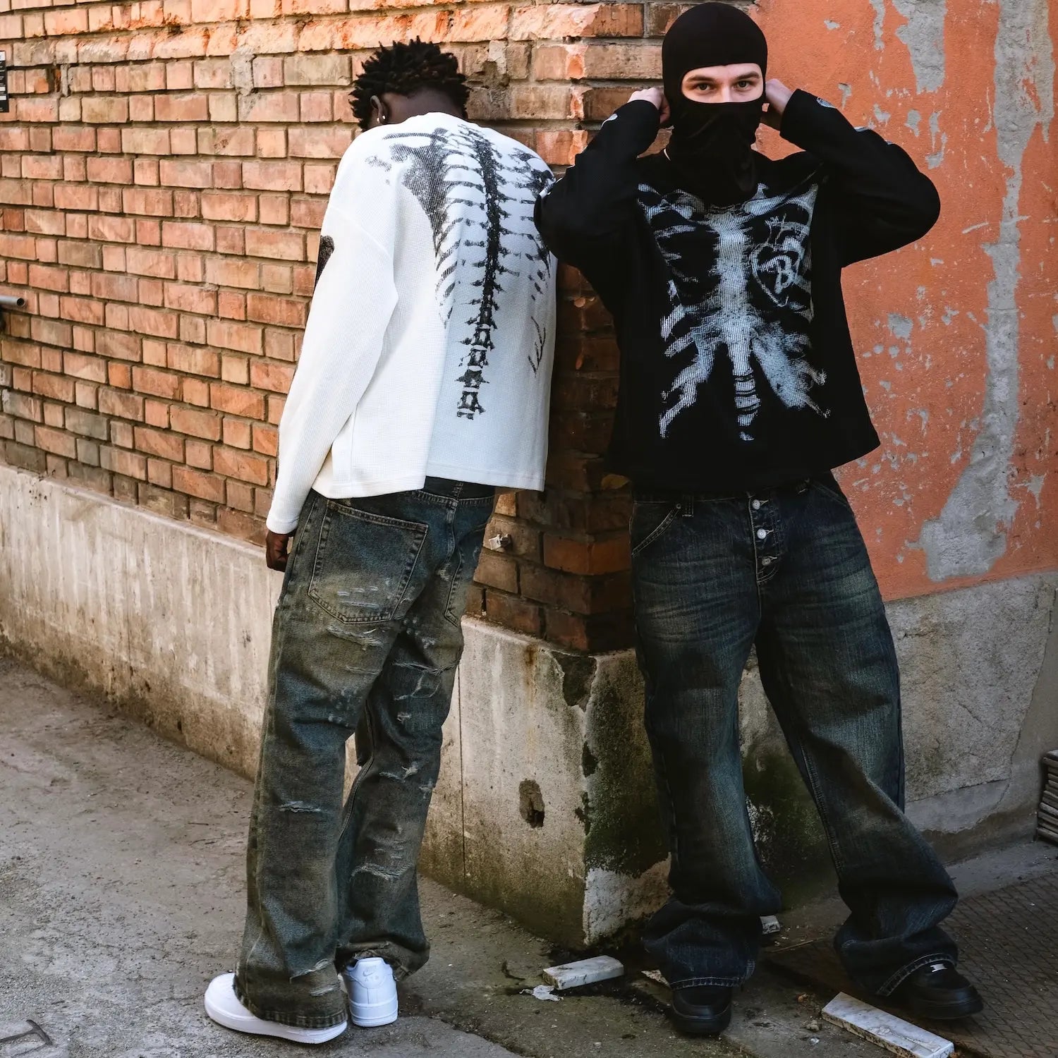 Black Skeleton Long Sleeve