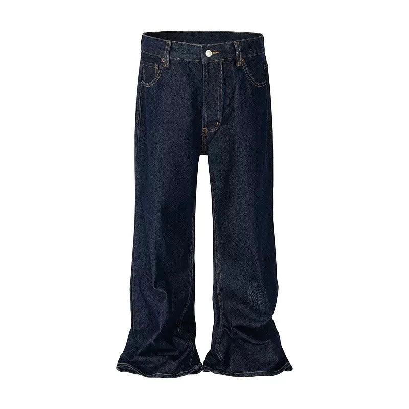 Raw Denim Flare Jeans