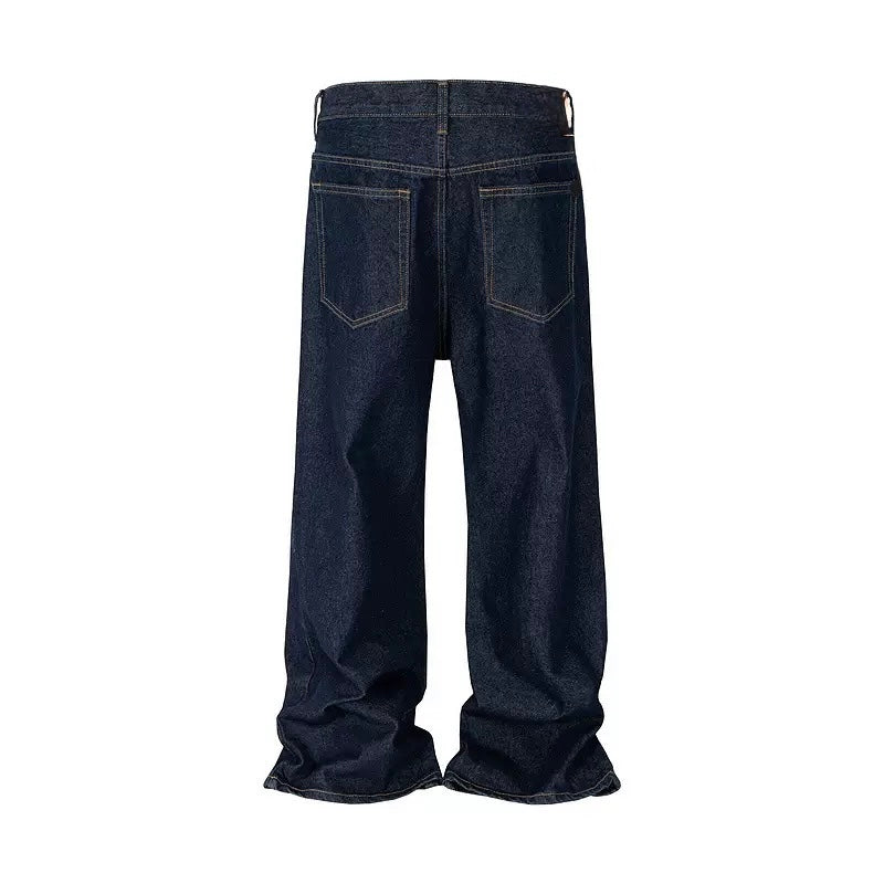 Raw Denim Flare Jeans