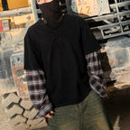 Black Checkers Long Sleeve