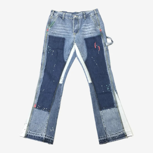 Farbgebung Schlagjeans