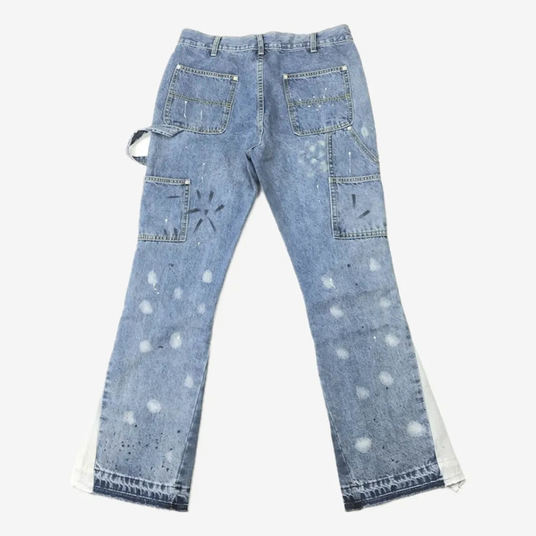 Farbgebung Schlagjeans