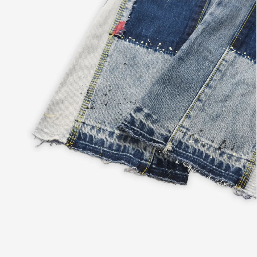 Farbgebung Schlagjeans