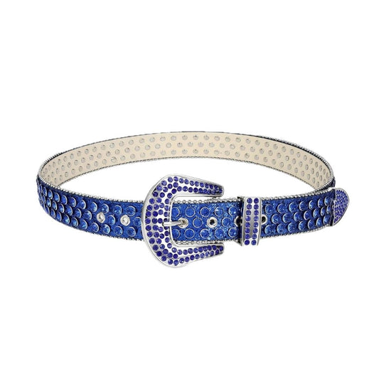Blauer Blendgürtel