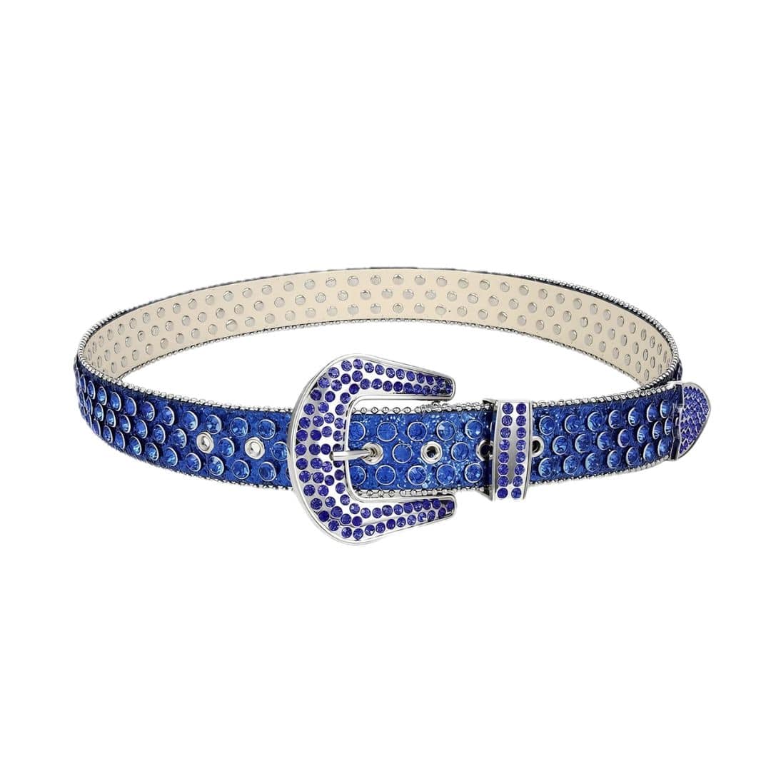 Blauer Blendgürtel