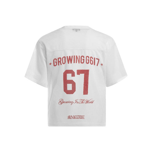 Weißes WRLD-Trikot