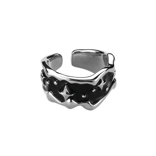 Schwarzer Ring Star