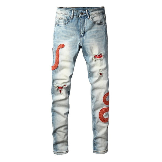 Anaconda Blaue Jeans