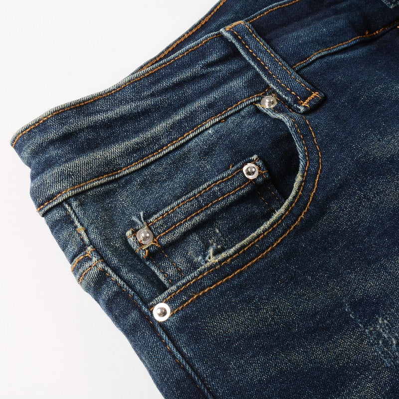 Klassische blaue Jeans