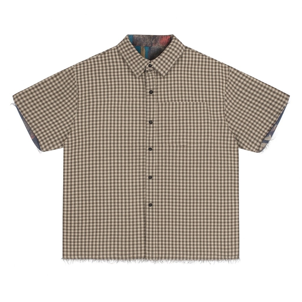 Double Face Boxy Fit Hemd