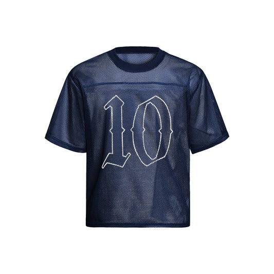 Blaues Gothic-Jersey