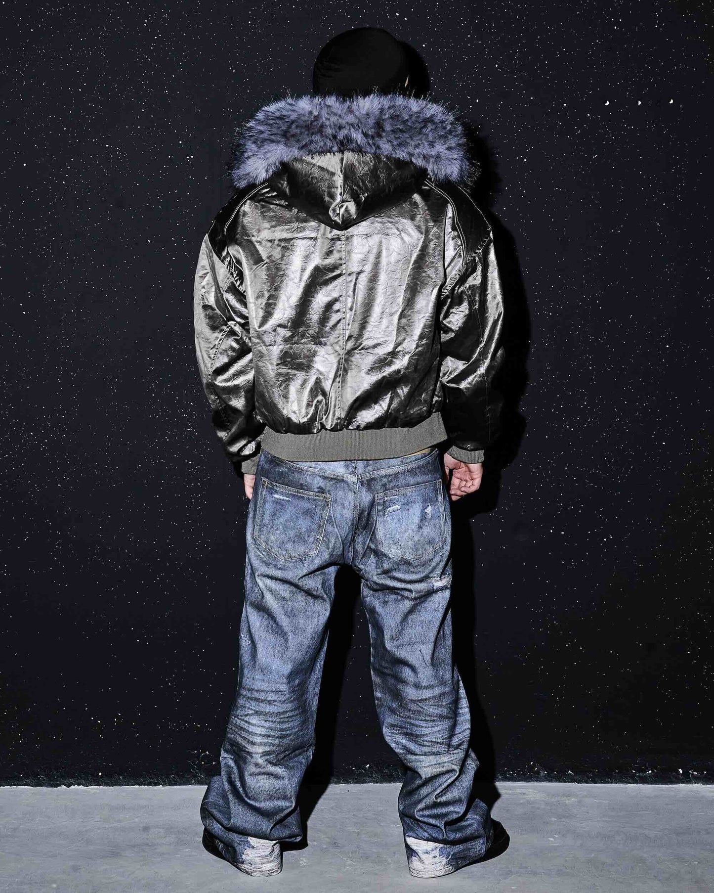 Illusion Zerrissene Baggy Jeans