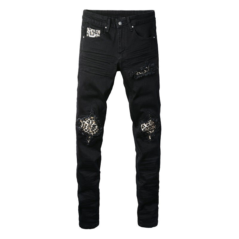 Jeans mit Jaguar-Patch
