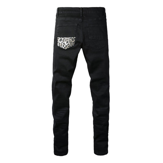 Jeans mit Jaguar-Patch