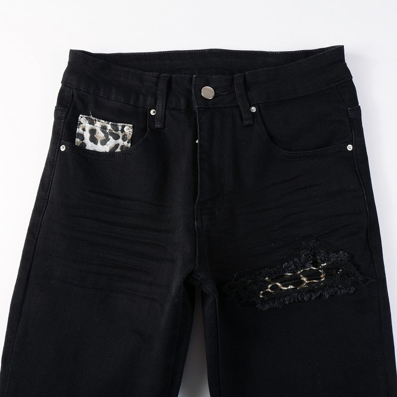 Jeans mit Jaguar-Patch