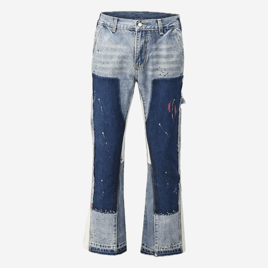 Farbgebung Schlagjeans