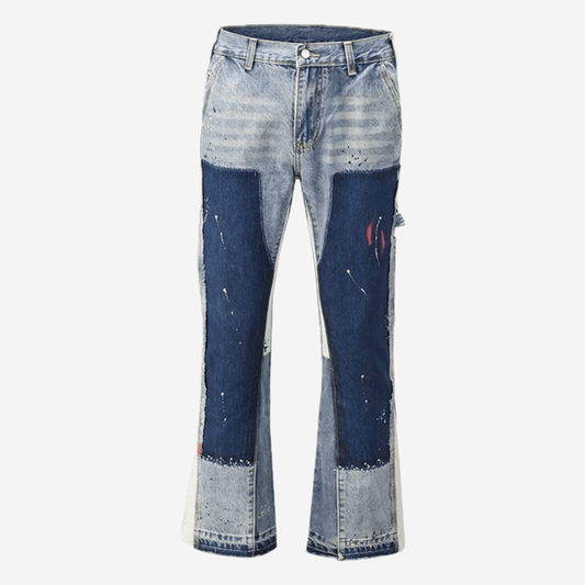 Farbgebung Schlagjeans