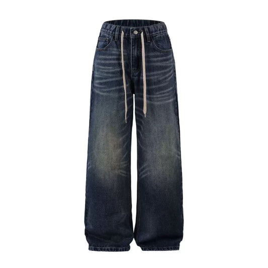 Geschnürte Baggy Jeans