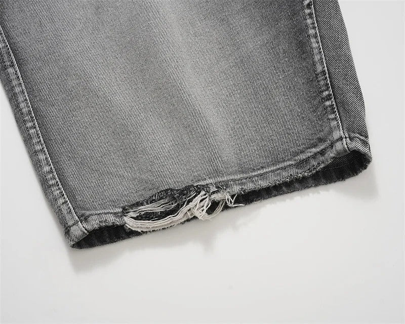 Storm Grey Shorts Jeans