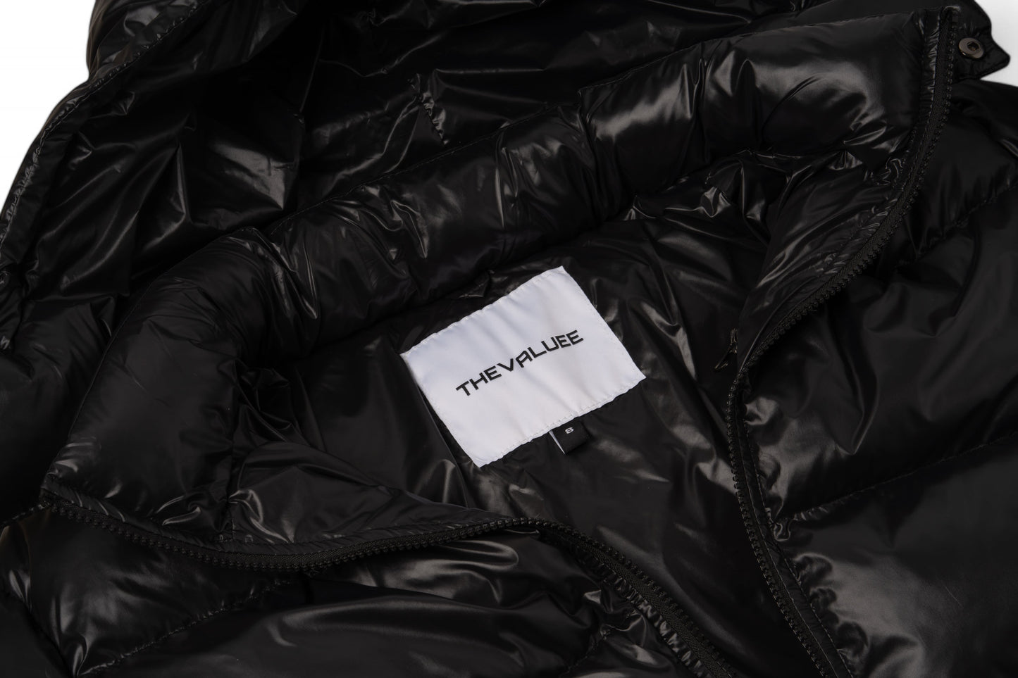 TVE Schwarze Pufferjacke
