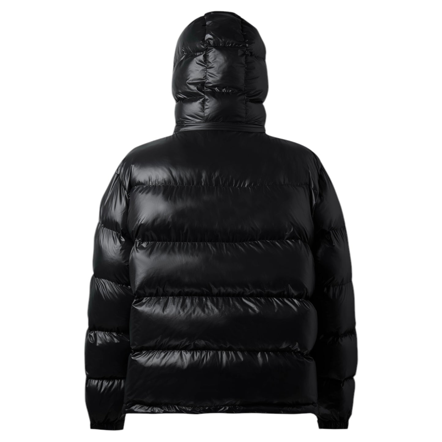 TVE Schwarze Pufferjacke