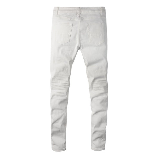 Weiße Milchjeans