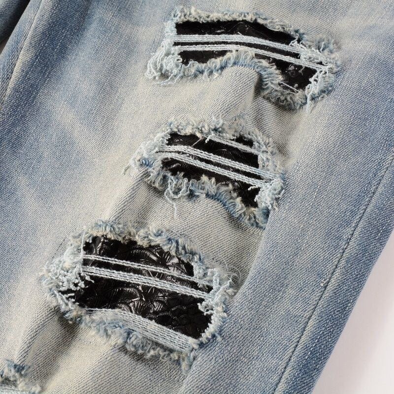 Schlangen Jeans