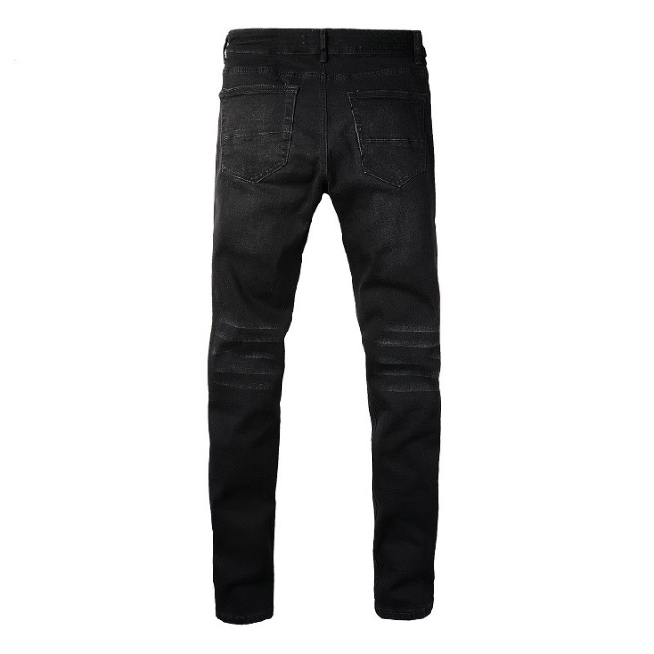 Grey Patch Jeans