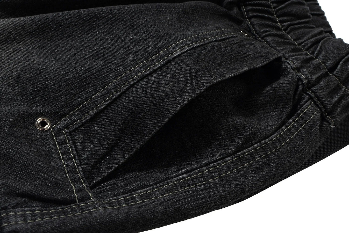 Dark Utility Shorts Jeans