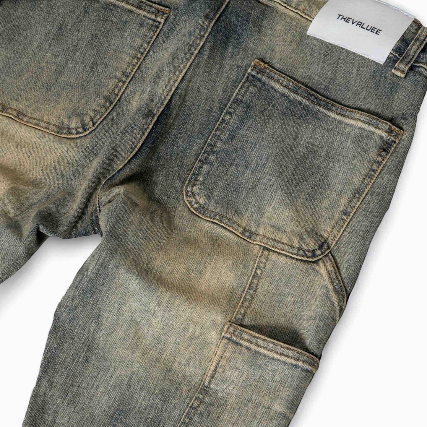 Zipper Flare Jeans