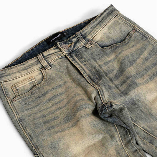 Zipper Flare Jeans